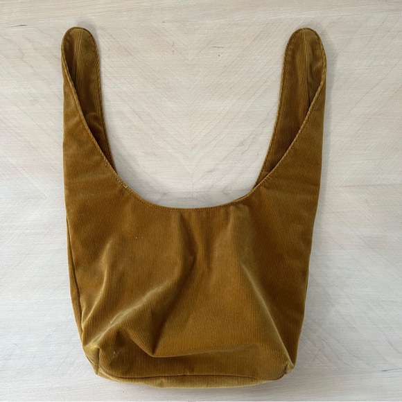 Merit Handbags - Merit Beauty The Signature Bag Brown Corduroy Knot Makeup Bag